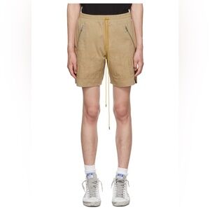 RHUDE Tan Cotton Shorts Sz L